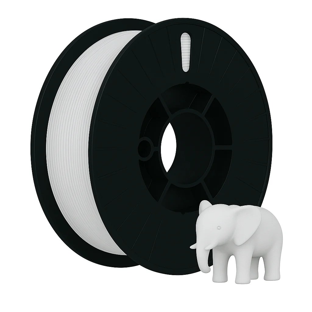 Premium HS PLA+ White Filament 1.75mm
